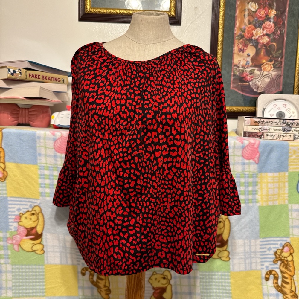Michael Kors print blouse